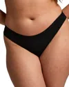 Hunkemoller Mesh Brazilian Knickers In Black
