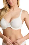 Hunkemoller Mesh Non Padded Underwired Bra In White