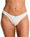 Hunkemoller Pointelle Brazilian Knickers In Gray