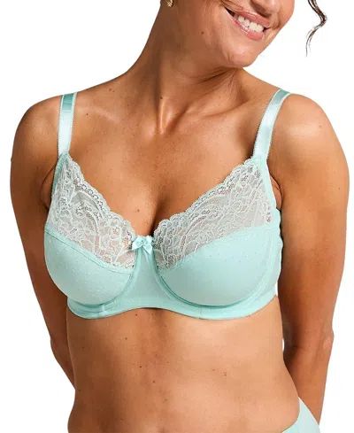 Hunkemoller Sophie Non-padded Underwired Bra In Blue