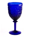 Hunt Slonem Arcadia Goblet - Cobalt In Cobalt