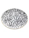 Hunt Slonem Butterfly Ceramic Dinner Plate In Multi