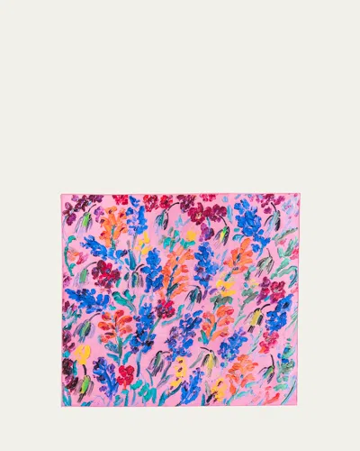 Hunt Slonem Secret Garden Dinner Napkin In Multi