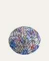 Hunt Slonem Summer Totem Rabbits Lacquer Placemat In Multi Color