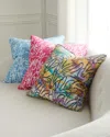 Hunt Slonem Wonderland Double-sided Pillow, 22" Square In Multi