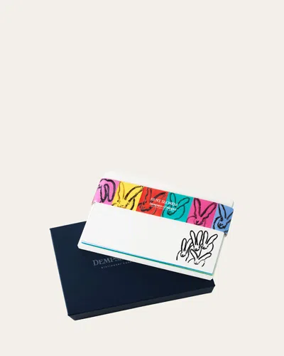 Hunt Slonem X Dempsey & Carroll Rabbit Rabbit Stationery Set In Multi