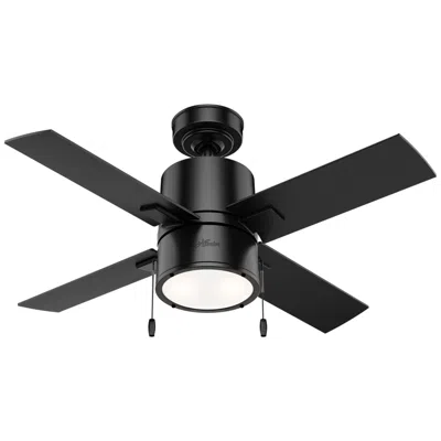 Hunter 42"  Beck Matte Black Led Ceiling Fan With Pull Chain