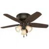 Hunter 42"  Builder New Bronze Led Low Profile Pull Chain Ceiling Fan