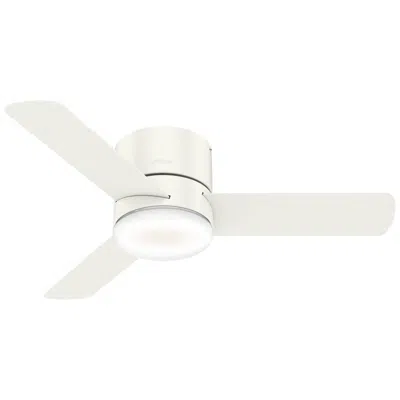 Hunter 44"  Minimus Fresh White Led Ceiling Fan