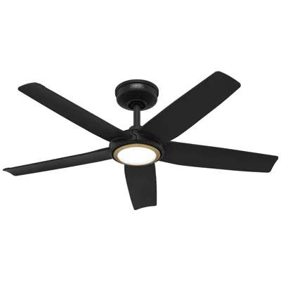 Hunter 44 Inch 5 Blade Zentech Wi-fi Matte Black Damp Rated Ceiling Fan