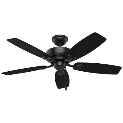 Hunter 48"  Sea Wind Matte Black Ceiling Fan