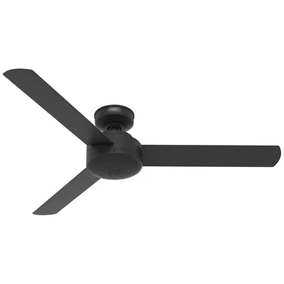 Hunter 52"  Presto Matte Black Ceiling Fan And Wall Control