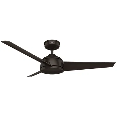 Hunter 52"  Trimaran Premier Bronze Wet Rated Fan With Wall Control In Black