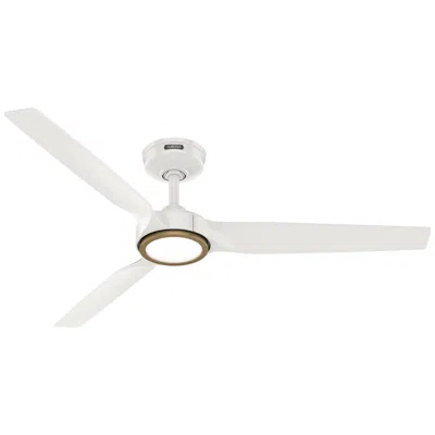 Hunter 52 Inch 3 Blade Zentech Wi-fi Fresh White Damp Rated Fan