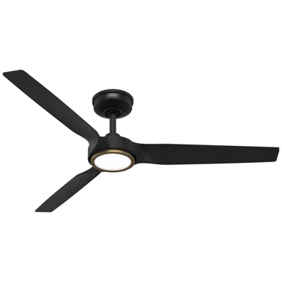 Hunter 52 Inch 3 Blade Zentech Wi-fi Matte Black Damp Rated Ceiling Fan
