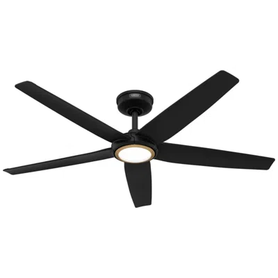 Hunter 52 Inch 5 Blade Zentech Wi-fi Matte Black Damp Rated Ceiling Fan