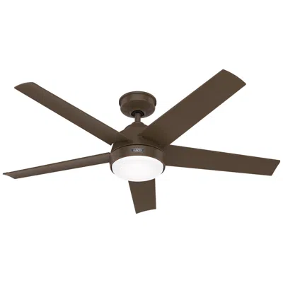 Hunter 52 Inch Skyflow Matte Bronze Weathermax Indoor / Outdoor Ceiling Fan In Multi