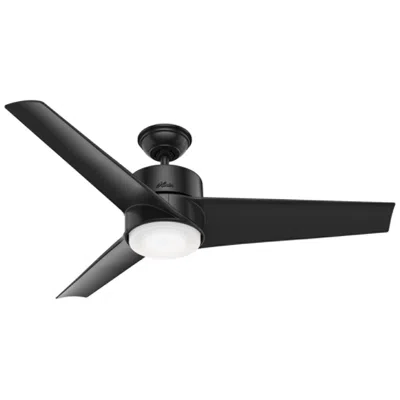 Hunter 54"  Havoc-weathermax Black Wet Rated Led Fan With Wall Control