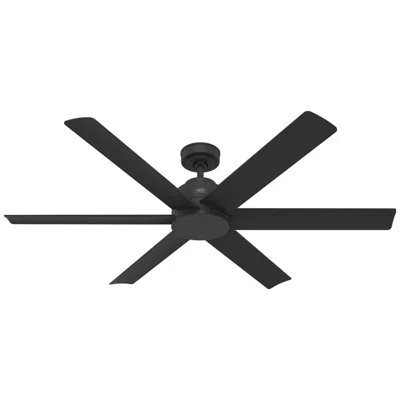 Hunter 60 Inch Kennicott Energy Star Matte Black Damp Rated Ceiling Fan