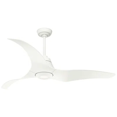 Hunter 60" Stingray Matte White Led Ceiling Fan