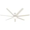 Hunter 70"  Phenomenon Matte White Led Smart Ceiling Fan In White