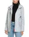 Hunter Abbey Rain Jacket In Gray