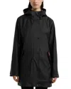 Hunter Acacia Rubberized Rain Jacket In Black