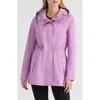 Hunter Adela Hooded Waterproof Jacket In Purple