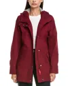 Hunter Abbey Rain Jacket In Red