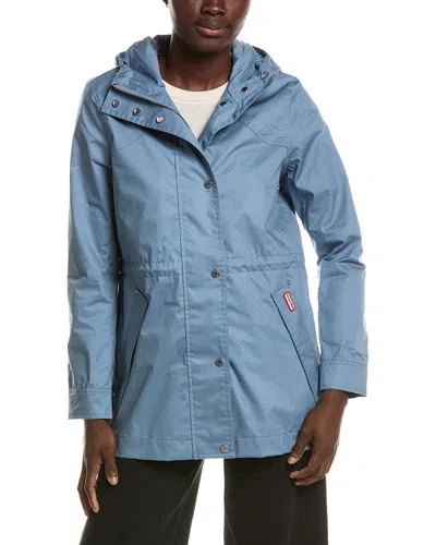 Hunter Adela Waterproof Classic Rain Jacket In Blue