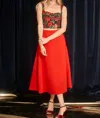 Hunter Adele Skirt In Red In Red