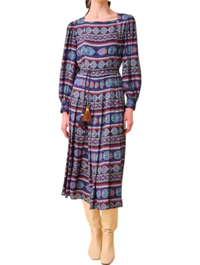 Hunter Adrian Dress In Garden Mosaic In Multi