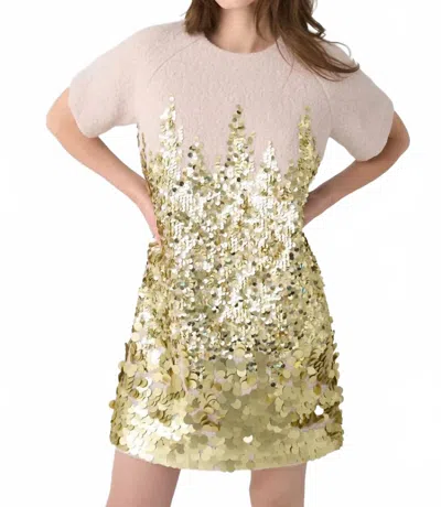 Hunter Aerin Dress In Sequin Boucle In Multi