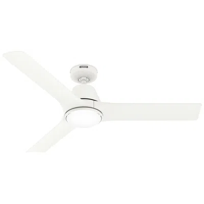 Hunter Aeronaut Led 52 In Matte White Energy Star Outdoor Fan