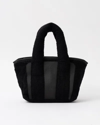 Hunter Alloa Borg Crossbody In Black