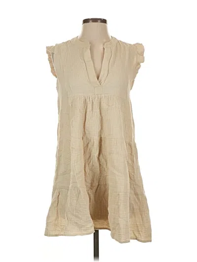 Pre-owned Hunter & Brown Casual Dress In Brown