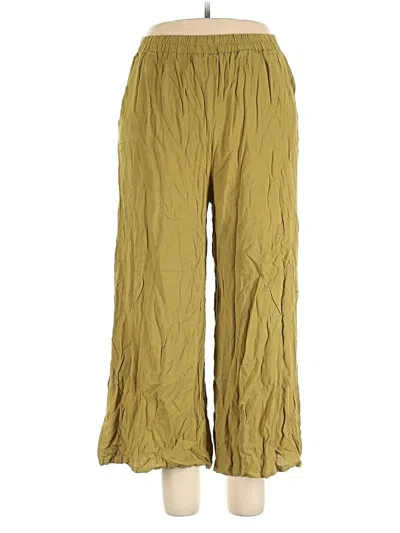 Pre-owned Hunter & Brown Casual Pants In Gold
