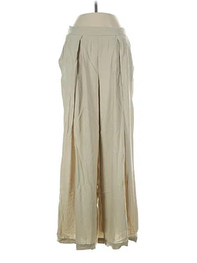 Pre-owned Hunter & Brown Casual Pants In Tan