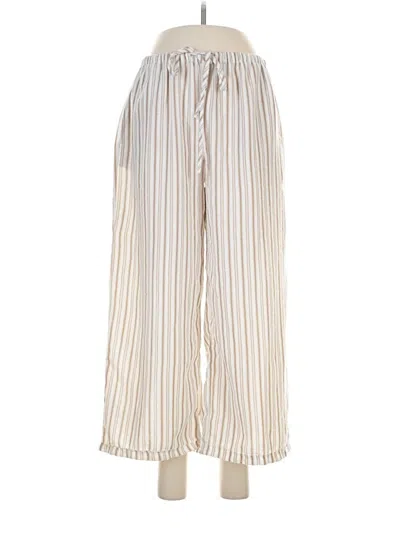 Pre-owned Hunter & Brown Casual Pants In White