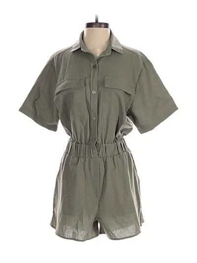 Pre-owned Hunter & Brown Romper In Gray