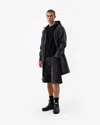 Hunter Andrea Unisex Rain Coat In Black