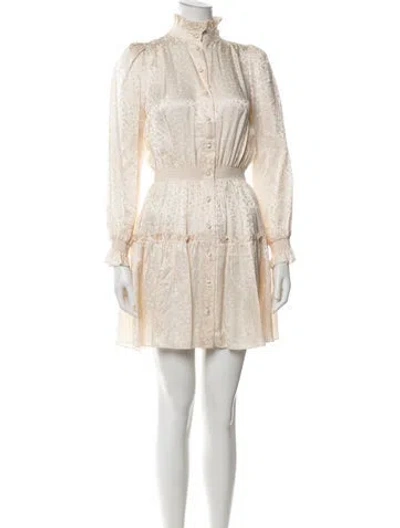 Pre-owned Hunter Animal Print Mini Dress In Neutrals