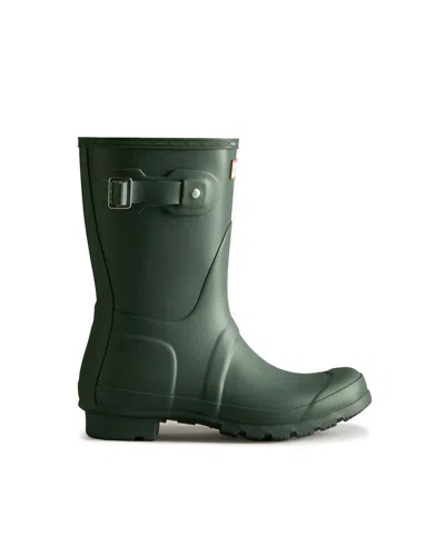 Hunter Original Waterproof Rain Boot In Green