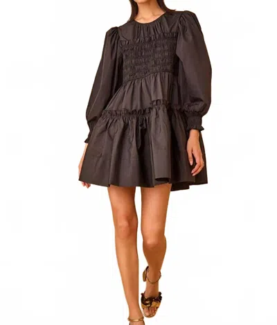 Hunter Arley Dress In Onyx