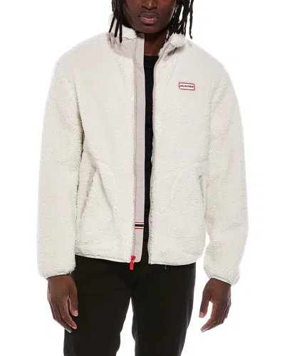 Hunter Arthur Sherpa Jacket In White