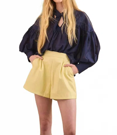 Hunter Ashton Short In Butter In Yellow