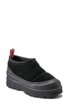 Hunter Askern Waterproof Suede Platform Bootie In Black
