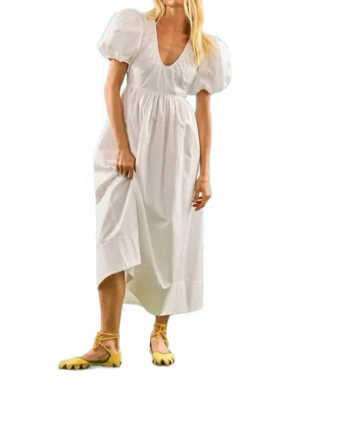 Hunter Augusta Maxi Dress In White