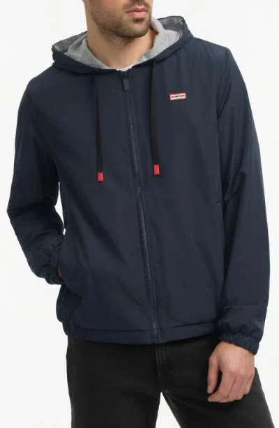 Hunter Baltico Reversible Water Repellent Jacket In Blue