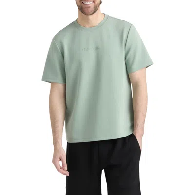 Hunter Barry Scuba Knit T-shirt In Green